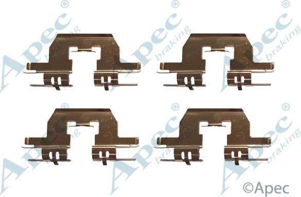 APEC KIT1082 - Set accesorii, placute frana - allinparts.ro