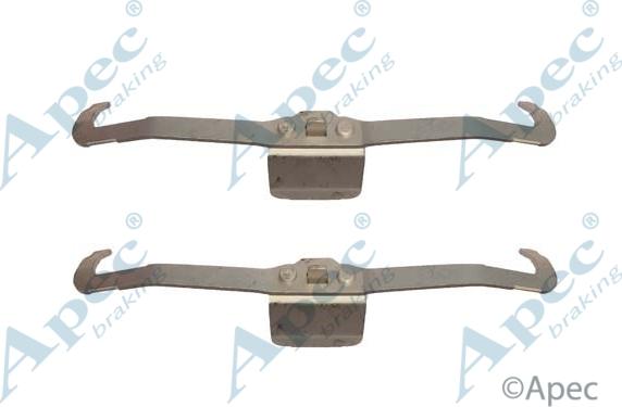 APEC KIT1030 - Set accesorii, placute frana allinparts.ro