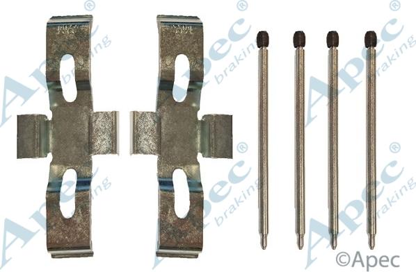 APEC KIT1031 - Set accesorii, placute frana allinparts.ro