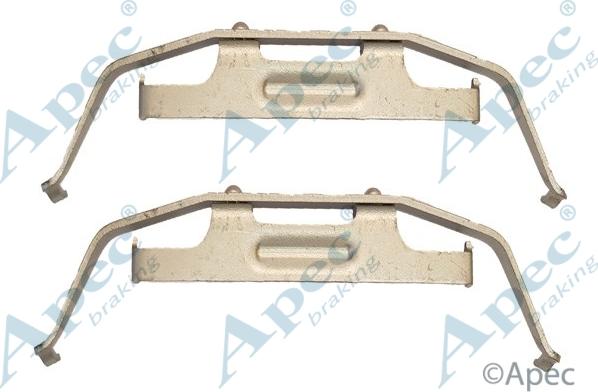 APEC KIT1025 - Set accesorii, placute frana - allinparts.ro