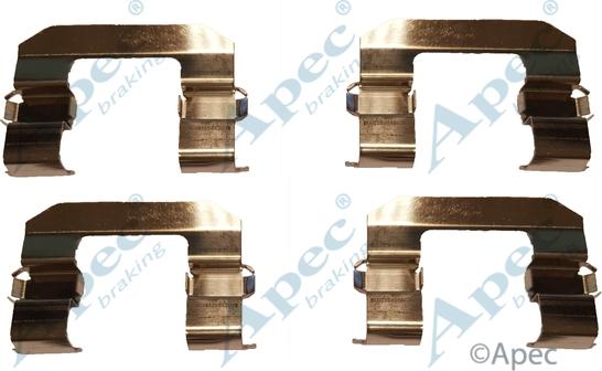 APEC KIT1026 - Set accesorii, placute frana - allinparts.ro