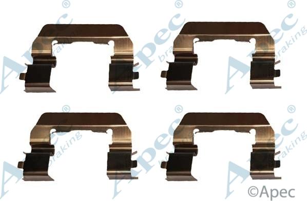 APEC KIT1078 - Set accesorii, placute frana - allinparts.ro