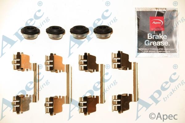 APEC KIT1199 - Set accesorii, placute frana allinparts.ro