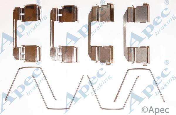 APEC KIT1194 - Set accesorii, placute frana - allinparts.ro