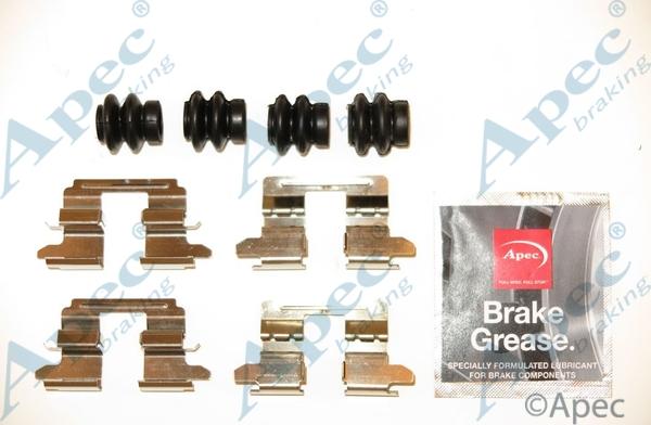 APEC KIT1193 - Set accesorii, placute frana allinparts.ro