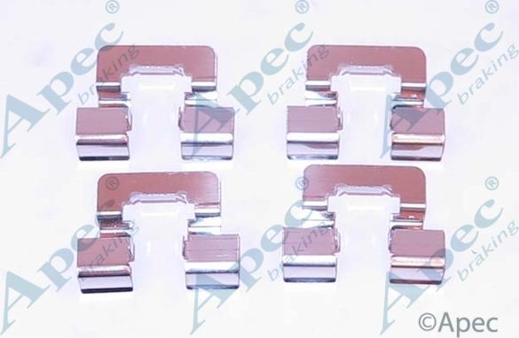 APEC KIT1154 - Set accesorii, placute frana allinparts.ro