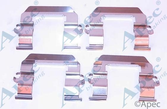APEC KIT1164 - Set accesorii, placute frana allinparts.ro