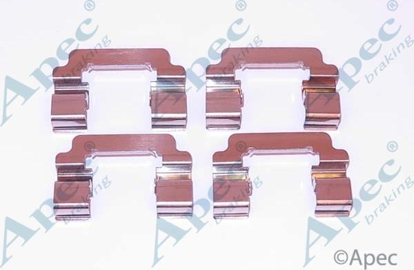APEC KIT1163 - Set accesorii, placute frana allinparts.ro