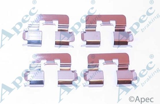 APEC KIT1167 - Set accesorii, placute frana - allinparts.ro