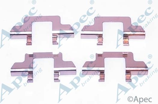 APEC KIT1108 - Set accesorii, placute frana - allinparts.ro