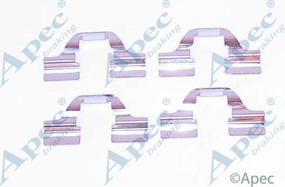 APEC KIT1115 - Set accesorii, placute frana - allinparts.ro
