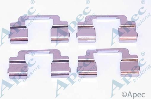 APEC KIT1110 - Set accesorii, placute frana - allinparts.ro