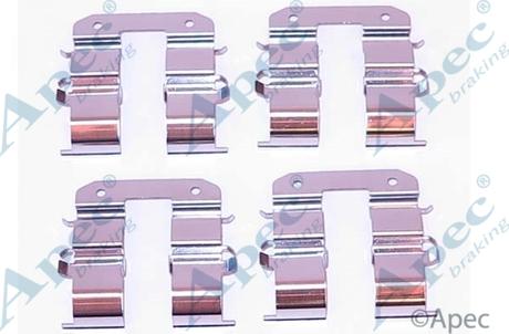 APEC KIT1111 - Set accesorii, placute frana allinparts.ro