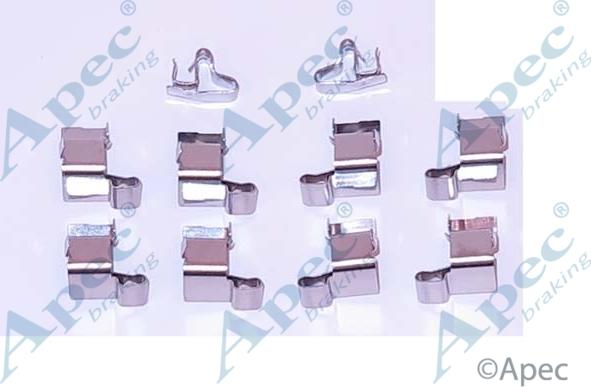 APEC KIT1113 - Set accesorii, placute frana allinparts.ro