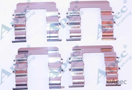 APEC KIT1112 - Set accesorii, placute frana - allinparts.ro