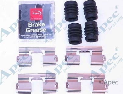 APEC KIT1187 - Set accesorii, placute frana allinparts.ro