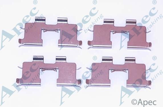 APEC KIT1124 - Set accesorii, placute frana - allinparts.ro