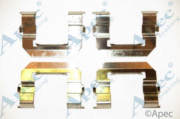 APEC KIT1121 - Set accesorii, placute frana allinparts.ro