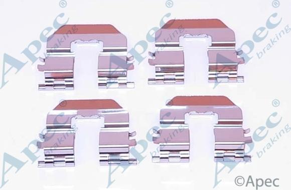 APEC KIT1173 - Set accesorii, placute frana allinparts.ro