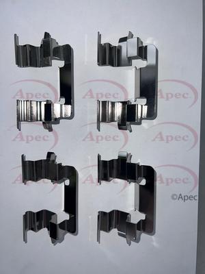 APEC KIT1398 - Set accesorii, placute frana allinparts.ro