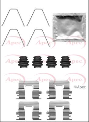 APEC KIT1362 - Set accesorii, placute frana allinparts.ro