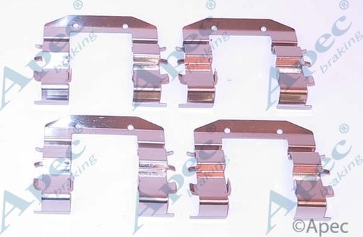 APEC KIT1305 - Set accesorii, placute frana allinparts.ro