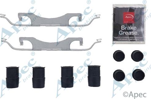 APEC KIT1315 - Set accesorii, placute frana allinparts.ro