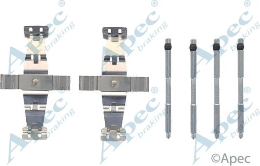 APEC KIT1310 - Set accesorii, placute frana - allinparts.ro