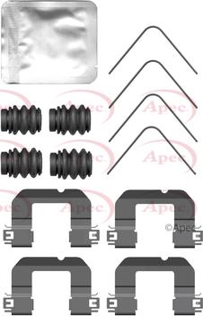 APEC KIT1383 - Set accesorii, placute frana allinparts.ro