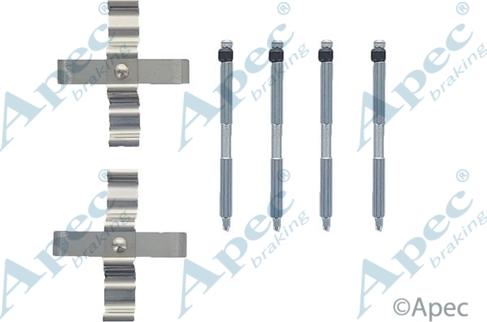 APEC KIT1321 - Set accesorii, placute frana - allinparts.ro