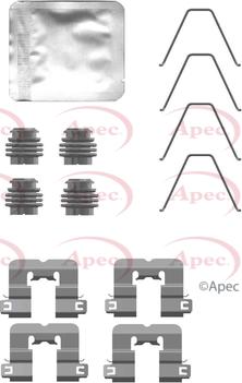APEC KIT1376 - Set accesorii, placute frana allinparts.ro