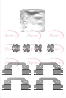 APEC KIT1371 - Set accesorii, placute frana allinparts.ro
