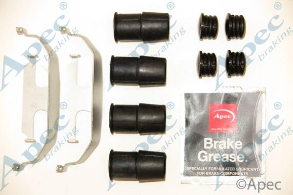 APEC KIT1249 - Set accesorii, placute frana - allinparts.ro