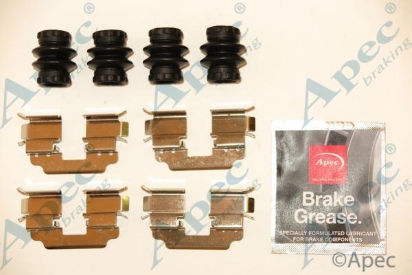 APEC KIT1244 - Set accesorii, placute frana - allinparts.ro