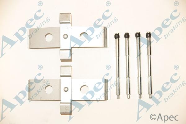 APEC KIT1240 - Set accesorii, placute frana - allinparts.ro
