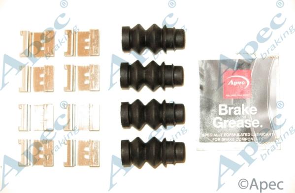 APEC KIT1241 - Set accesorii, placute frana allinparts.ro