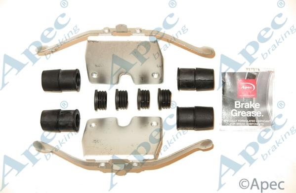 APEC KIT1242 - Set accesorii, placute frana - allinparts.ro