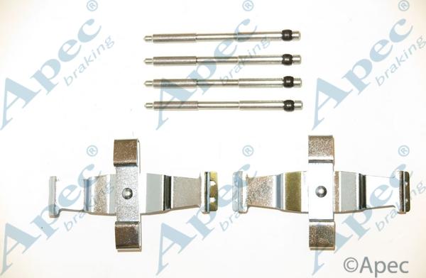 APEC KIT1247 - Set accesorii, placute frana - allinparts.ro