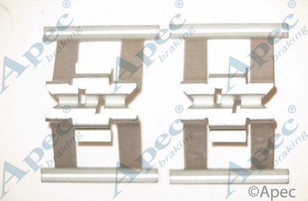APEC KIT1255 - Set accesorii, placute frana - allinparts.ro