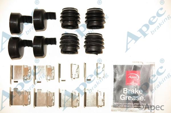 APEC KIT1250 - Set accesorii, placute frana allinparts.ro