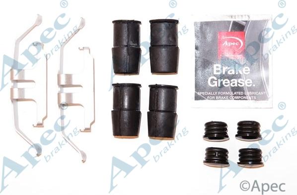 APEC KIT1258 - Set accesorii, placute frana - allinparts.ro