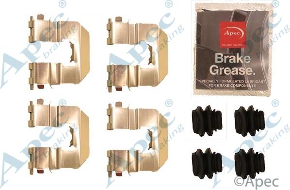 APEC KIT1269 - Set accesorii, placute frana - allinparts.ro
