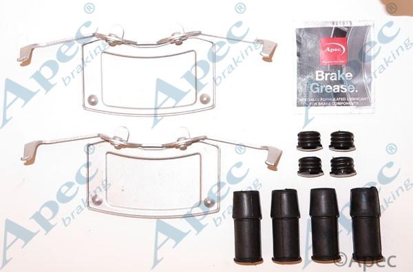 APEC KIT1261 - Set accesorii, placute frana - allinparts.ro