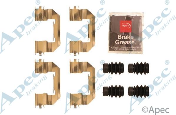 APEC KIT1267 - Set accesorii, placute frana - allinparts.ro
