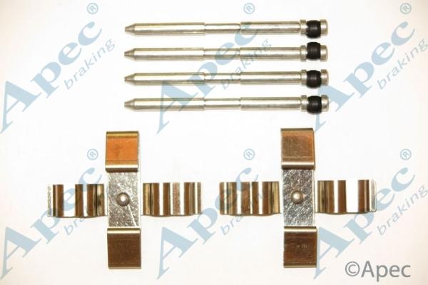 APEC KIT1206 - Set accesorii, placute frana - allinparts.ro