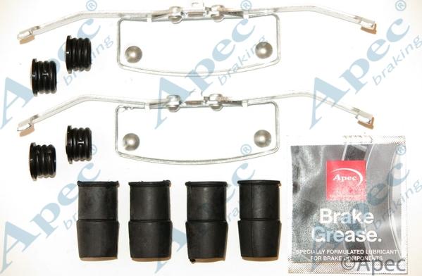 APEC KIT1219 - Set accesorii, placute frana allinparts.ro