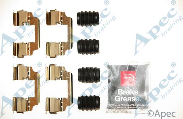 APEC KIT1215 - Set accesorii, placute frana - allinparts.ro