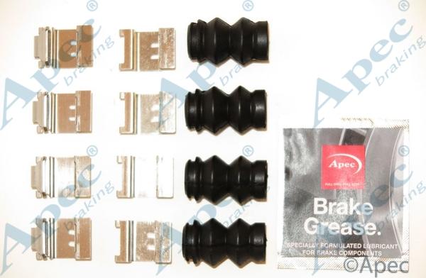 APEC KIT1239 - Set accesorii, placute frana allinparts.ro