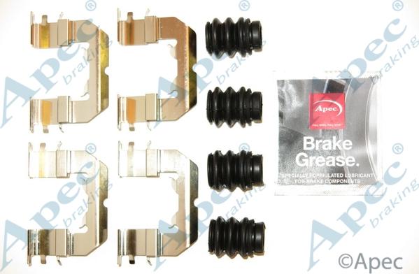 APEC KIT1231 - Set accesorii, placute frana allinparts.ro