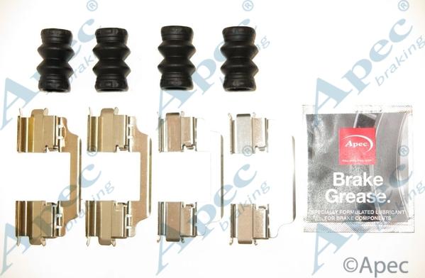 APEC KIT1232 - Set accesorii, placute frana allinparts.ro